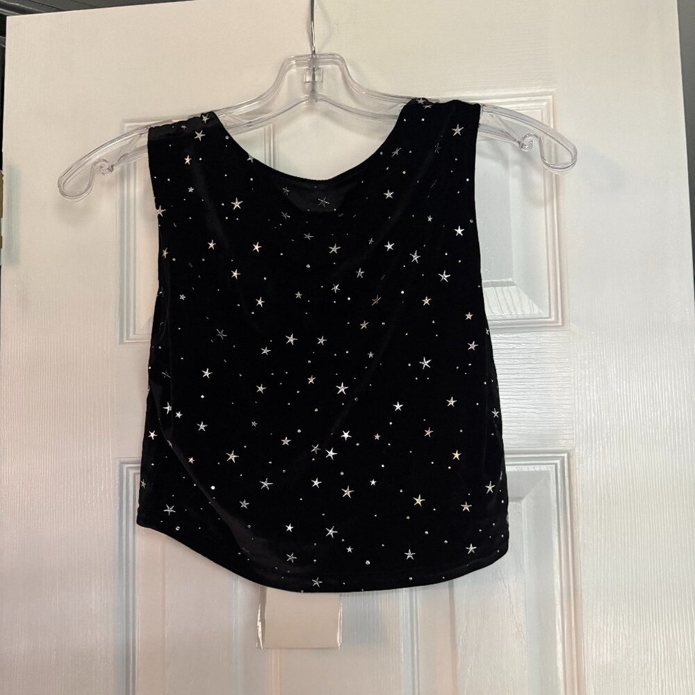Krtwrnt Womens Size L Sparkly Festival Rave Outfit Sexy Concert Crop Top NWT - Picture 3 of 3